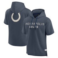 Indianapolis Colts Fanatics Navy Elements Future Ground Lettering Short Sleeve Pullover Hoodie