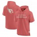 Arizona Cardinals Fanatics Red Elements Future Ground Lettering Short Sleeve Pullover Hoodie