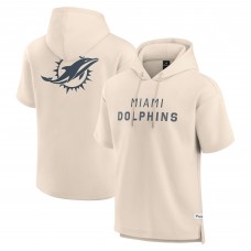 Футболка с капюшоном Miami Dolphins Fanatics Cream Elements Future Ground Lettering