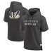 Cincinnati Bengals Fanatics Charcoal Elements Future Ground Lettering Short Sleeve Pullover Hoodie