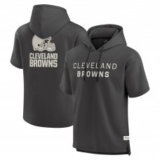 Футболка с капюшоном Cleveland Browns Fanatics Charcoal Elements Future Ground Lettering