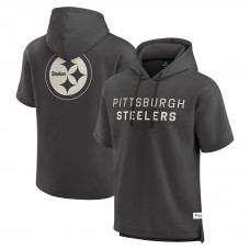 Толстовка Pittsburgh Steelers Elements Future Ground Lettering Short Sleeve - Charcoal