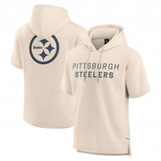 Толстовка Pittsburgh Steelers Elements Future Ground Lettering Short Sleeve - Cream