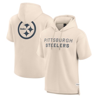 Толстовка Pittsburgh Steelers Elements Future Ground Lettering Short Sleeve - Cream