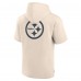 Толстовка Pittsburgh Steelers Elements Future Ground Lettering Short Sleeve - Cream