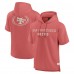 San Francisco 49ers Fanatics Red Elements Future Ground Lettering Short Sleeve Pullover Hoodie