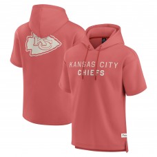 Kansas City Chiefs Fanatics Red Elements Future Ground Lettering Short Sleeve Pullover Hoodie