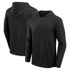 Футболка с длинным рукавом с капюшоном Buffalo Bills Fanatics Black Front Office Power Mono
