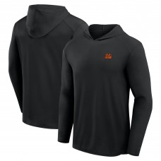 Cincinnati Bengals Fanatics Black Front Office Power Mono Long Sleeve Hoodie T-Shirt