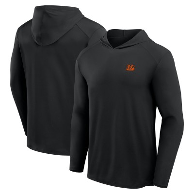 Cincinnati Bengals Fanatics Black Front Office Power Mono Long Sleeve Hoodie T-Shirt
