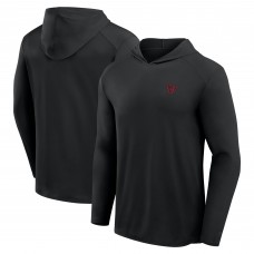 Футболка с длинным рукавом с капюшоном Houston Texans Fanatics Black Front Office Power Mono