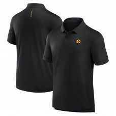 Pittsburgh Steelers Fanatics Black Front Office Move Mono Polo
