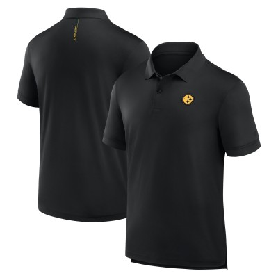 Pittsburgh Steelers Fanatics Black Front Office Move Mono Polo