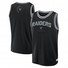 Las Vegas Raiders Fanatics Black Elements Future Ground Jersey Tank Top Las Vegas Raiders Fanatics Black Elements Future Ground Jersey Tank Top