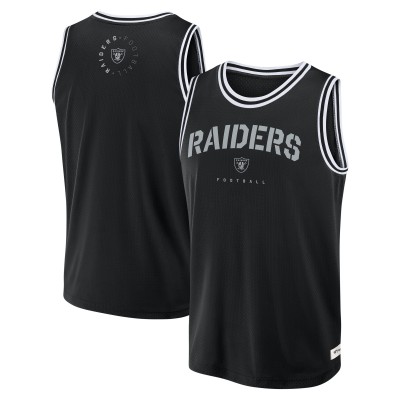 Las Vegas Raiders Fanatics Black Elements Future Ground Jersey Tank Top