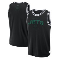 New York Jets Fanatics Black Elements Future Ground Jersey Tank Top