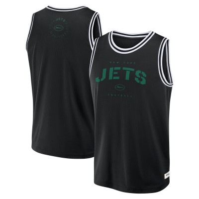 New York Jets Fanatics Black Elements Future Ground Jersey Tank Top