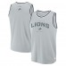 Detroit Lions Fanatics Silver Elements Future Ground Jersey Tank Top