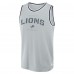 Detroit Lions Fanatics Silver Elements Future Ground Jersey Tank Top
