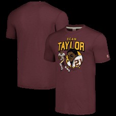 Футболка Sean Taylor Washington Commanders Homage Caricature Retired Player Tri-Blend - Burgundy