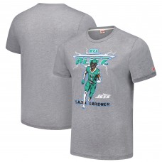 Unisex New York Jets Ahmad Sauce Gardner Homage Heathered Gray NFL Blitz Player Tri-Blend T-Shirt Unisex New York Jets Ahmad Sauce Gardner Homage Heathered Gray NFL Blitz Player Tri-Blend T-Shirt