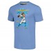 Unisex Los Angeles Chargers Justin Herbert Homage Heathered Powder Blue NFL Blitz Player Tri-Blend T-Shirt