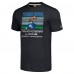 Футболка Detroit Lions Barry Sanders Homage Charcoal Tecmo Bowl Retired Player Graphic Tri-Blend