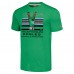 Футболка Randall Cunningham Philadelphia Eagles Homage Tecmo Bowl Retired Player Graphic Tri-Blend - Kelly Green