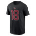 Футболка Arizona Cardinals Marvin Harrison Jr. Nike Black Name & Number