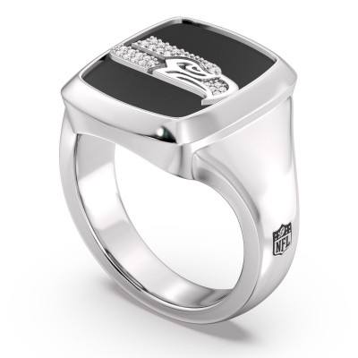Seattle Seahawks True Fans Diamond Ring