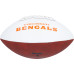 Joe Burrow Cincinnati Bengals Autographed Fanatics Authentic Franklin White Panel Football with 'Who Dey' Inscription