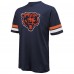 Футболка Chicago Bears Caleb Williams Majestic Threads Navy Name & Number Oversize Fit