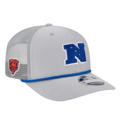 Бейсболка Chicago Bears New Era Gray 2025 Pro Bowl 9SEVENTY Stretch-Snap