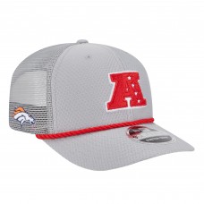 Бейсболка Denver Broncos New Era Gray 2025 Pro Bowl 9SEVENTY Stretch-Snap Бейсболка Denver Broncos New Era Gray 2025 Pro Bowl 9SEVENTY Stretch-Snap