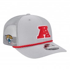 Бейсболка Jacksonville Jaguars New Era Gray 2025 Pro Bowl 9SEVENTY Stretch-Snap