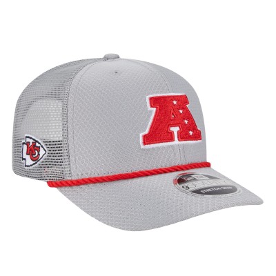 Бейсболка Kansas City Chiefs New Era 2025 Pro Bowl 9SEVENTY Stretch-Snap - Gray