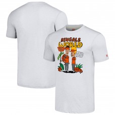 Unisex Cincinnati Bengals NFL x Homage x Beavis and Butt-Head Ash Tri-Blend T-Shirt