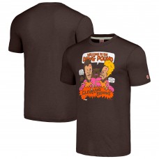 Футболка Unisex Cleveland Browns NFL x Homage x Beavis and Butt-Head Brown Tri-Blend