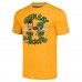 Футболка Unisex Green Bay Packers NFL x Homage x Beavis and Butt-Head Gold Tri-Blend