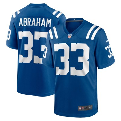 Игровая джерси Micah Abraham Indianapolis Colts Nike Game -  Royal