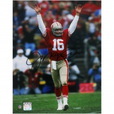Joe Montana San Francisco 49ers Autographed Fanatics Authentic 11 x 14 Hands Up Photograph