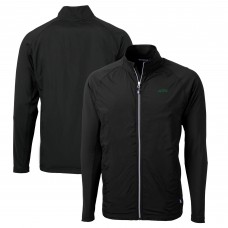 Кофта на молнии New York Jets Cutter & Buck Primary Logo Adapt Eco Knit Stretch Hybrid Raglan - Black