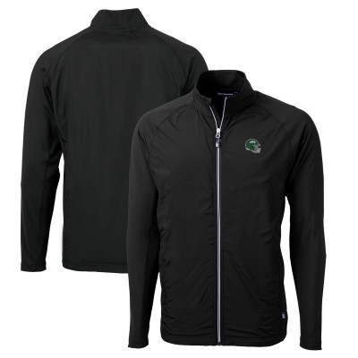 Кофта на молнии New York Jets Cutter & Buck Helmet Adapt Eco Knit Stretch Hybrid Raglan - Black