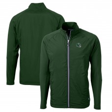 Кофта на молнии New York Jets Cutter & Buck Helmet Adapt Eco Knit Stretch Hybrid Raglan - Hunter Green