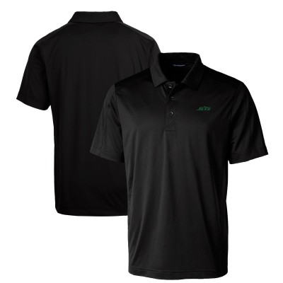 Поло New York Jets Cutter & Buck  Primary Logo Prospect Eco Textured Stretch Recycled - Black