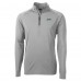 Кофта на короткой молнии New York Jets Cutter & Buck Primary Logo Adapt Eco Knit Stretch Recycled - Gray