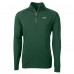 Кофта на короткой молнии New York Jets Cutter & Buck Primary Logo Adapt Eco Knit Stretch Recycled - Hunter Green