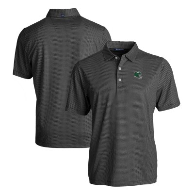 Поло New York Jets Cutter & Buck Helmet Pike Eco Symmetry Print Stretch Recycled - Black/White