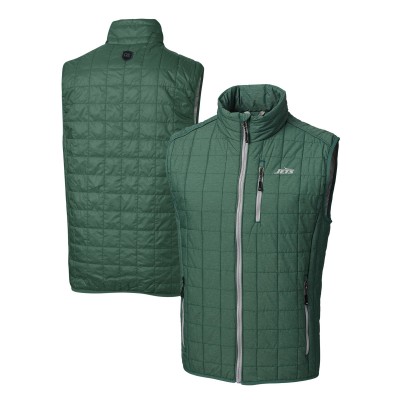 Жилетка New York Jets Cutter & Buck Primary Logo Rainier PrimaLoft Eco Insulated Puffer - Hunter Green