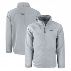 Кофта на молнии New York Jets Cutter & Buck Monochromatic Logo Charter Eco Recycled - Gray